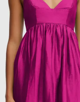 Acler Sandgate Maxi Dress in Plum Size 10 for rent on The Volte - image 4