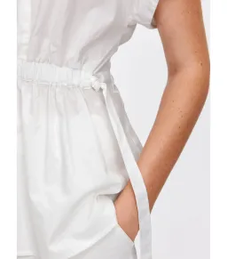 Veronika Maine Good Earth Cotton Tie Shirt Off White Size 16 for rent on The Volte - image 4
