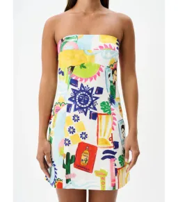 Roame Alba Mini Dress Hola Tulum Size 6 for rent on The Volte - image 3