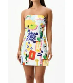 Roame Alba Mini Dress Hola Tulum Size 6 for rent on The Volte - image 2