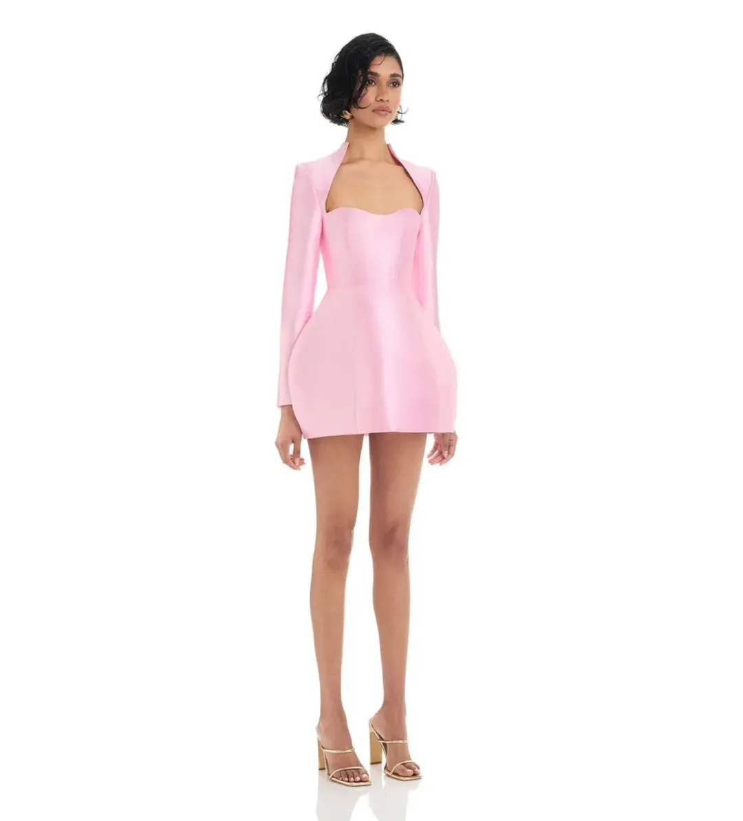 Eliya The Label Kate Mini Dress Pink Size M/AU 10 for rent on The Volte - main image