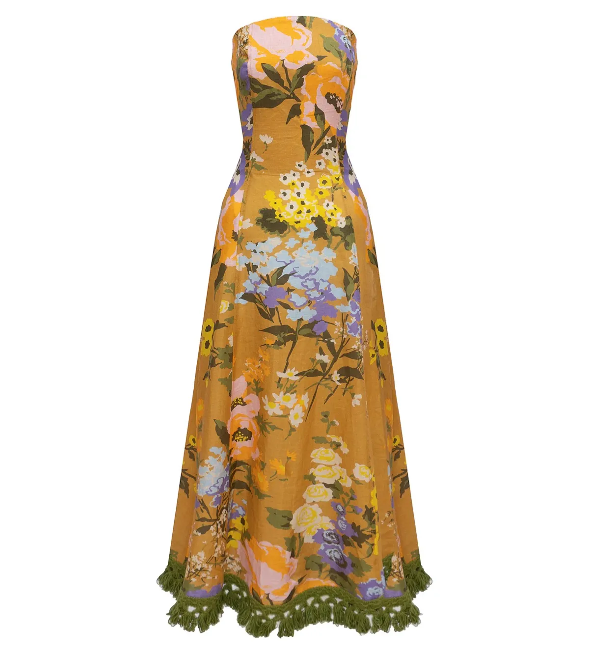 Lovaan Studios Phillipa Midi Dress Meadow Floral Size 10 - Image 4