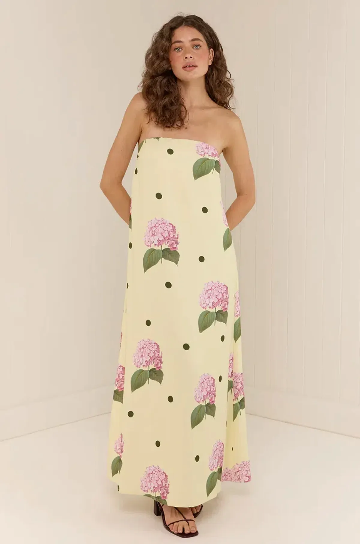 Alessia Dress Yellow Size 10 - Image 2