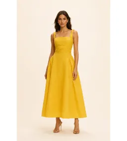 Rachel Gilbert Sophia Strap Dress in Yellow Size 1/AU8 for rent on The Volte - image 1