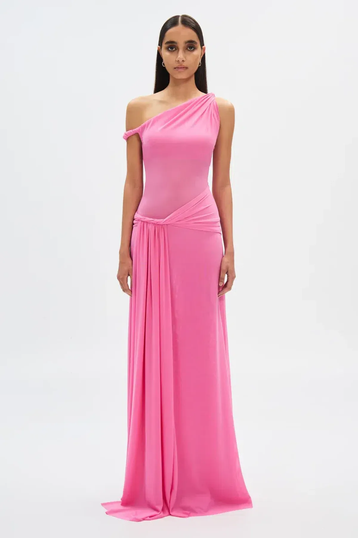 Misha Sisal Maxi Dress Pink Size 10 - Image 1