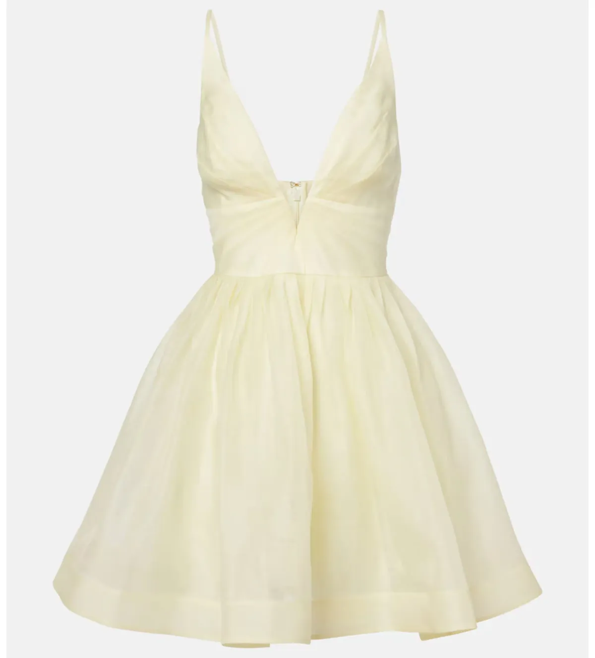 Zimmermann Illuminate V neck Mini Dress size 8 for rent on The Volte - main image