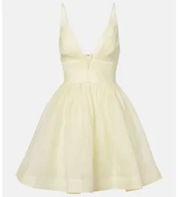 Zimmermann Illuminate V neck Mini Dress size 8 for rent on The Volte - image 1
