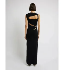 Christopher Esber Knitted Slashed Dress Black Size L / AU 12 for rent on The Volte - image 2