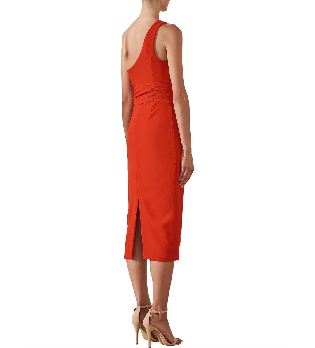 Shona Joy Bryant Midi Dress Chilli Red Size S / AU 8 for rent on The Volte - main image