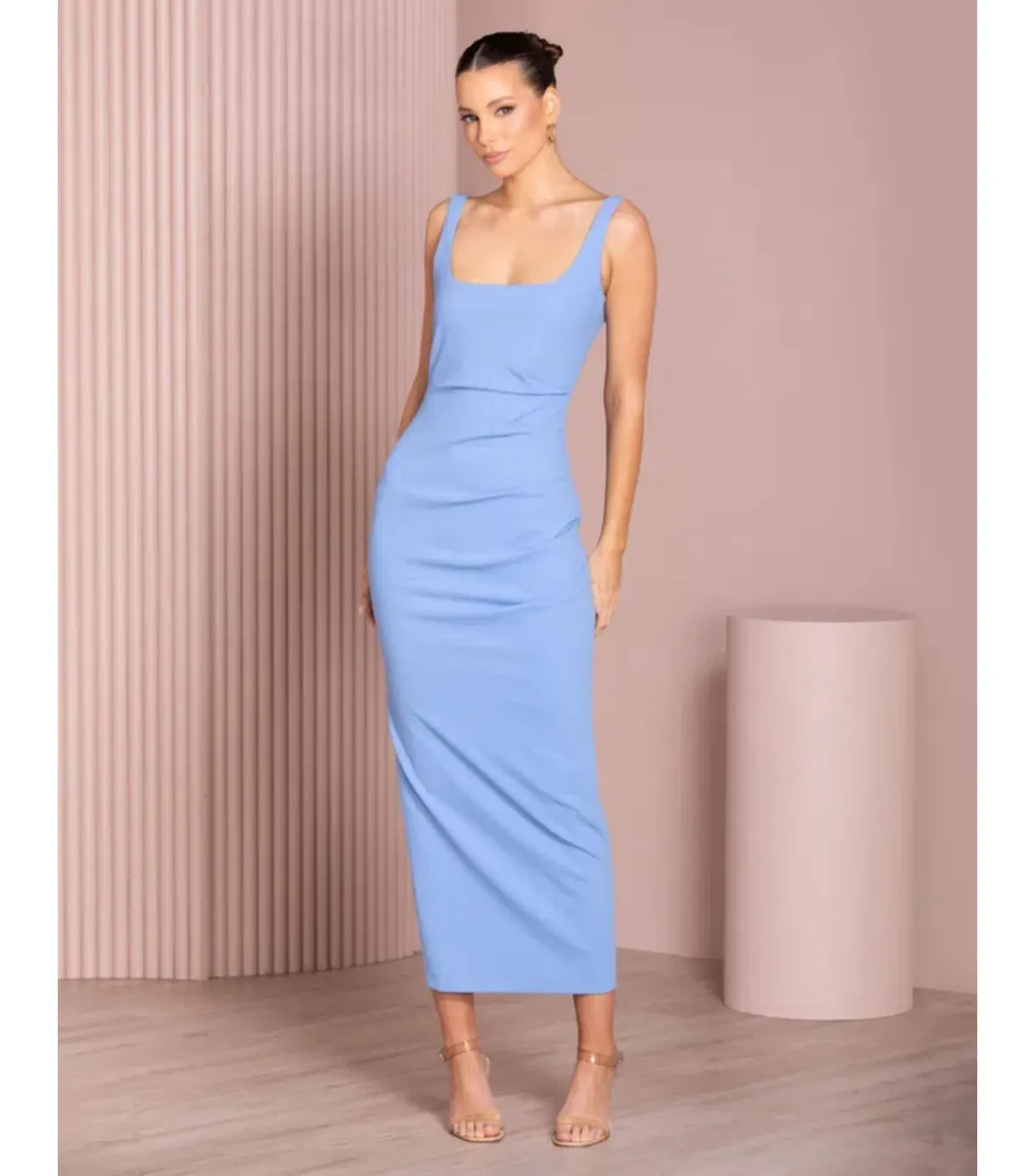 Azzurielle Aeris Dress in Blue Size AU 14 for rent on The Volte - main image