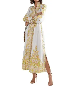 Zimmermann Super Eight Tubular Dress in Meadow Floral Size 0 / AU 8 for rent on The Volte - image 1