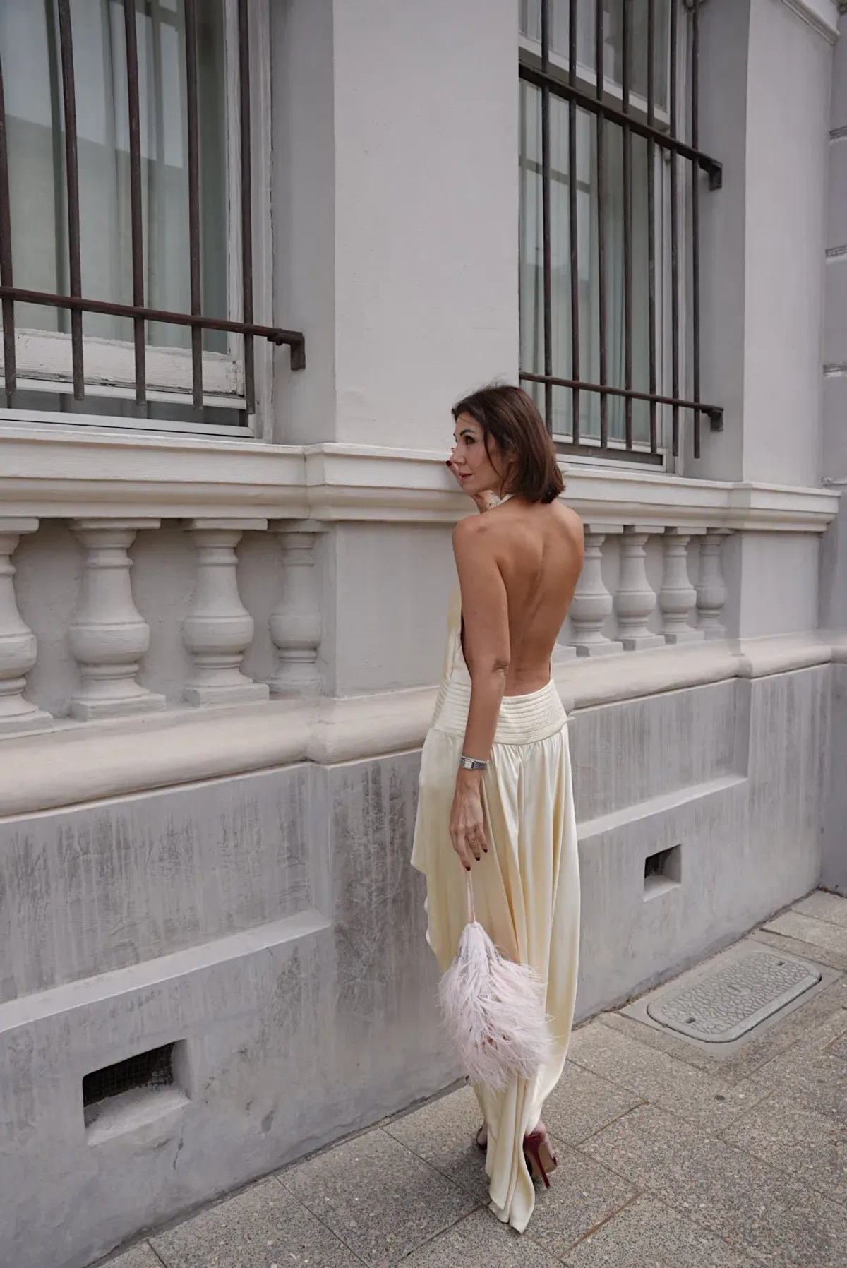 Orseund Iris Gown Cream Size AU 6 - Image 5