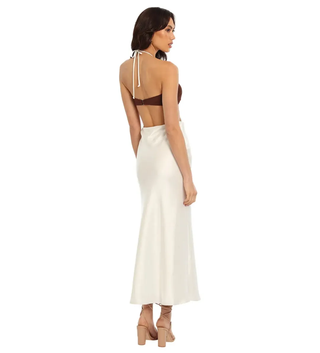 Bec And Bridge Nadia Cut Out Dress White Size 8 for rent on The Volte - main image