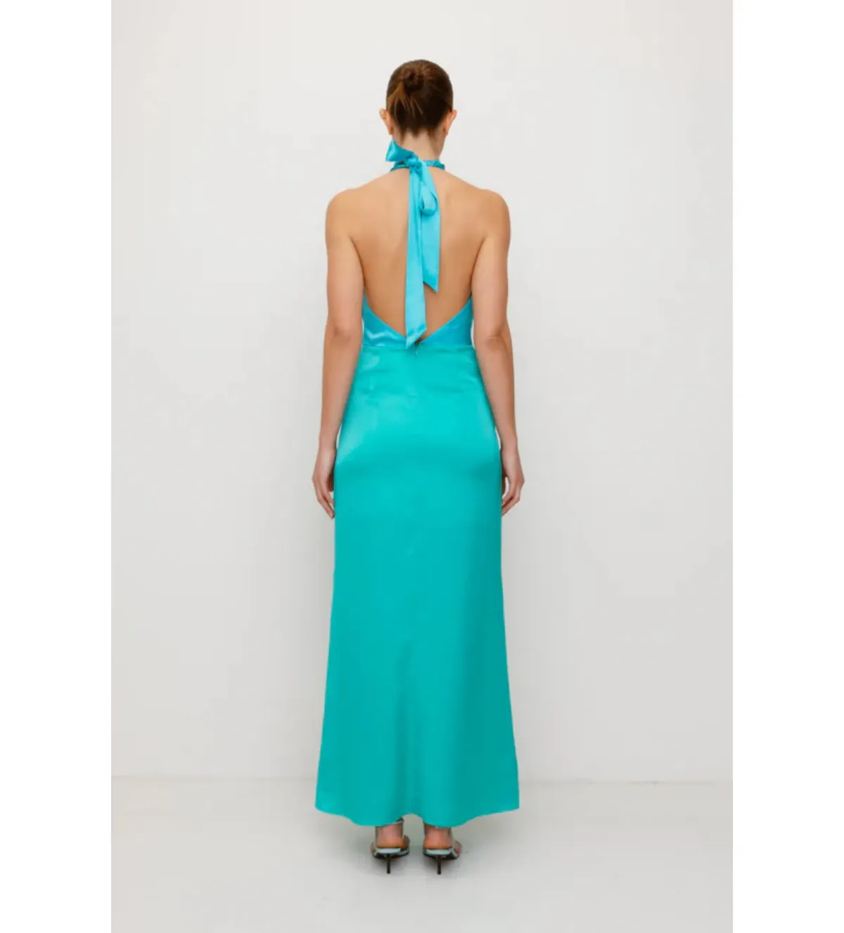 The Wolf Gang Oahu Slip Dress Blue Size AU 8 - Image 4