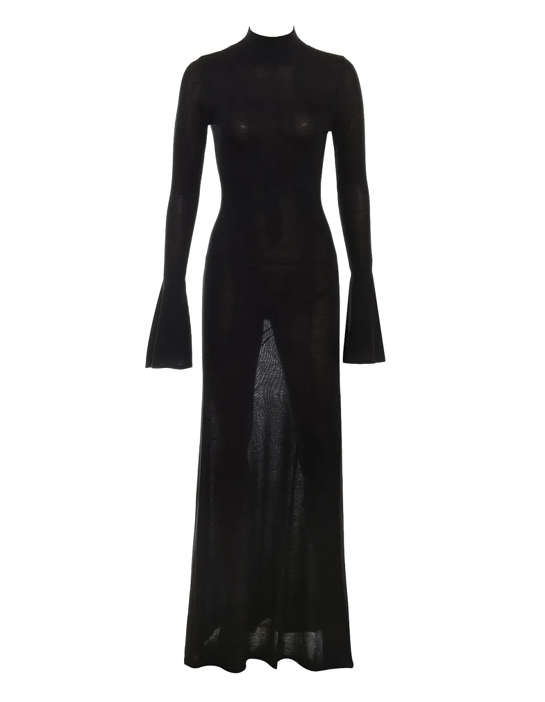 House of CB Sancha Knit Maxi Dress in Black Size AU 8 for rent on The Volte - main image