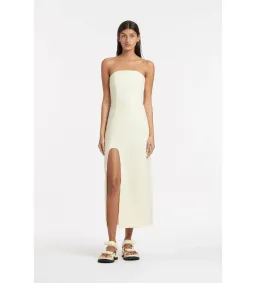 SIR THE LABEL LEMON MARCO STRUCTURED MIDI DRESS SIZE AU 8 for rent on The Volte - image 1
