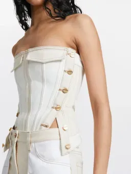 Dion Lee Denim Inverse Utility Corset Size AU 8 for rent on The Volte - image 2