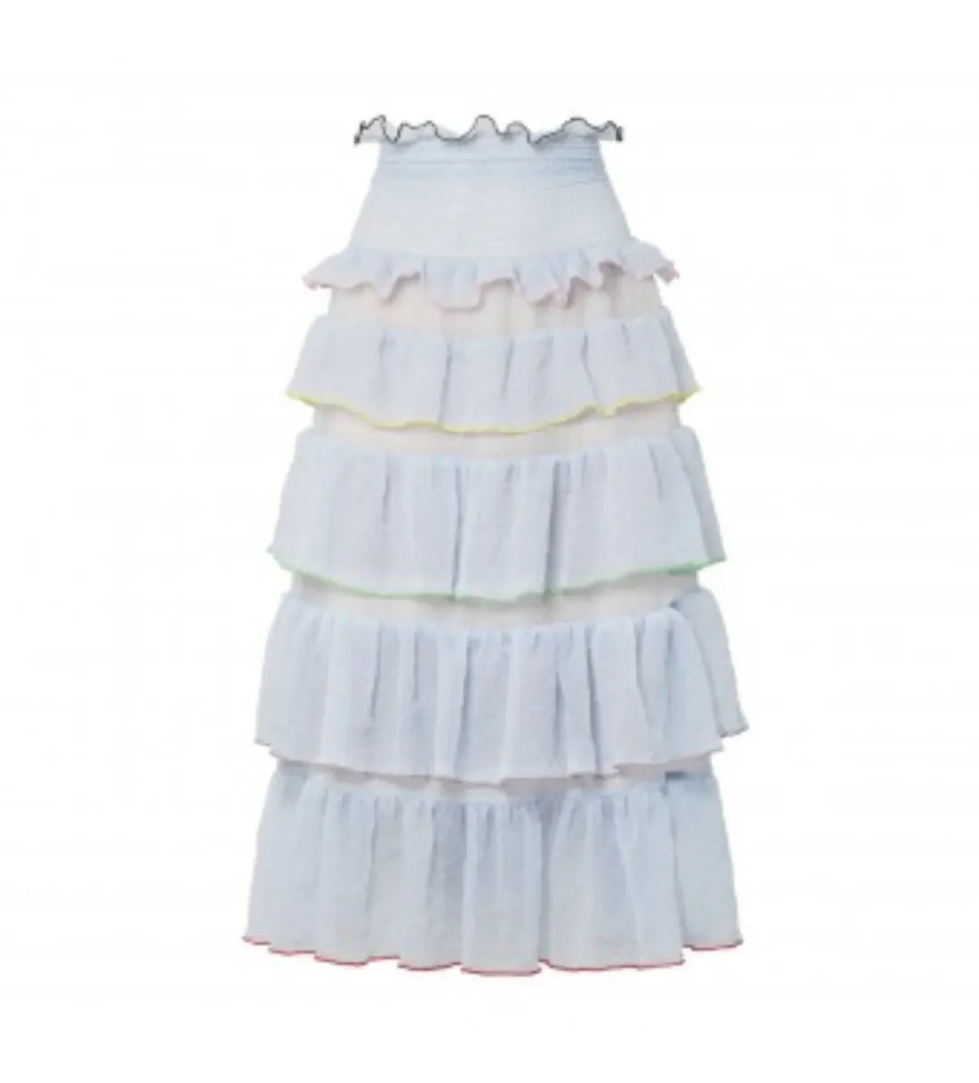 Sandy Liang Choux Choux Skirt Blue Size 8 for rent on The Volte - main image