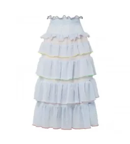 Sandy Liang Choux Choux Skirt Blue Size 8 for rent on The Volte - image 1