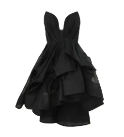 Zimmermann The Illuminate Draped Mini Dress in Black Size 0/Au 8 for rent on The Volte - image 3