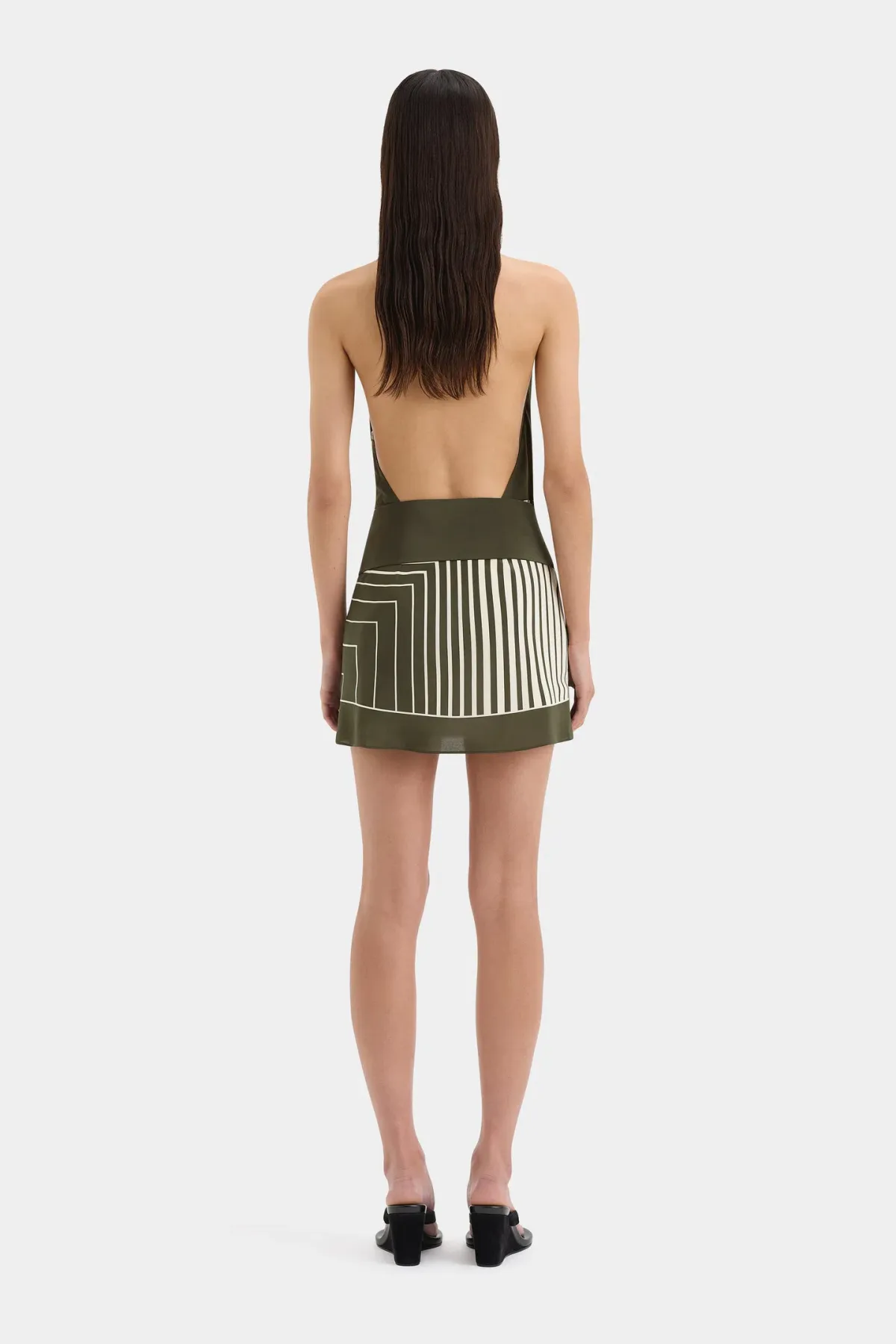Sir the Label Leilana Mini Dress in Garden Stripe Size 6 - Image 2