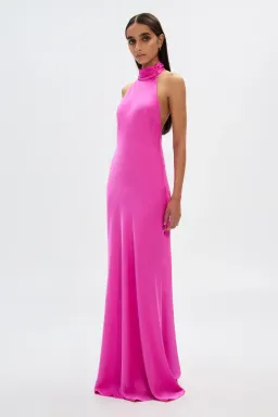 MISHA Evianna Satin Pink Size 12 for rent on The Volte - image 3