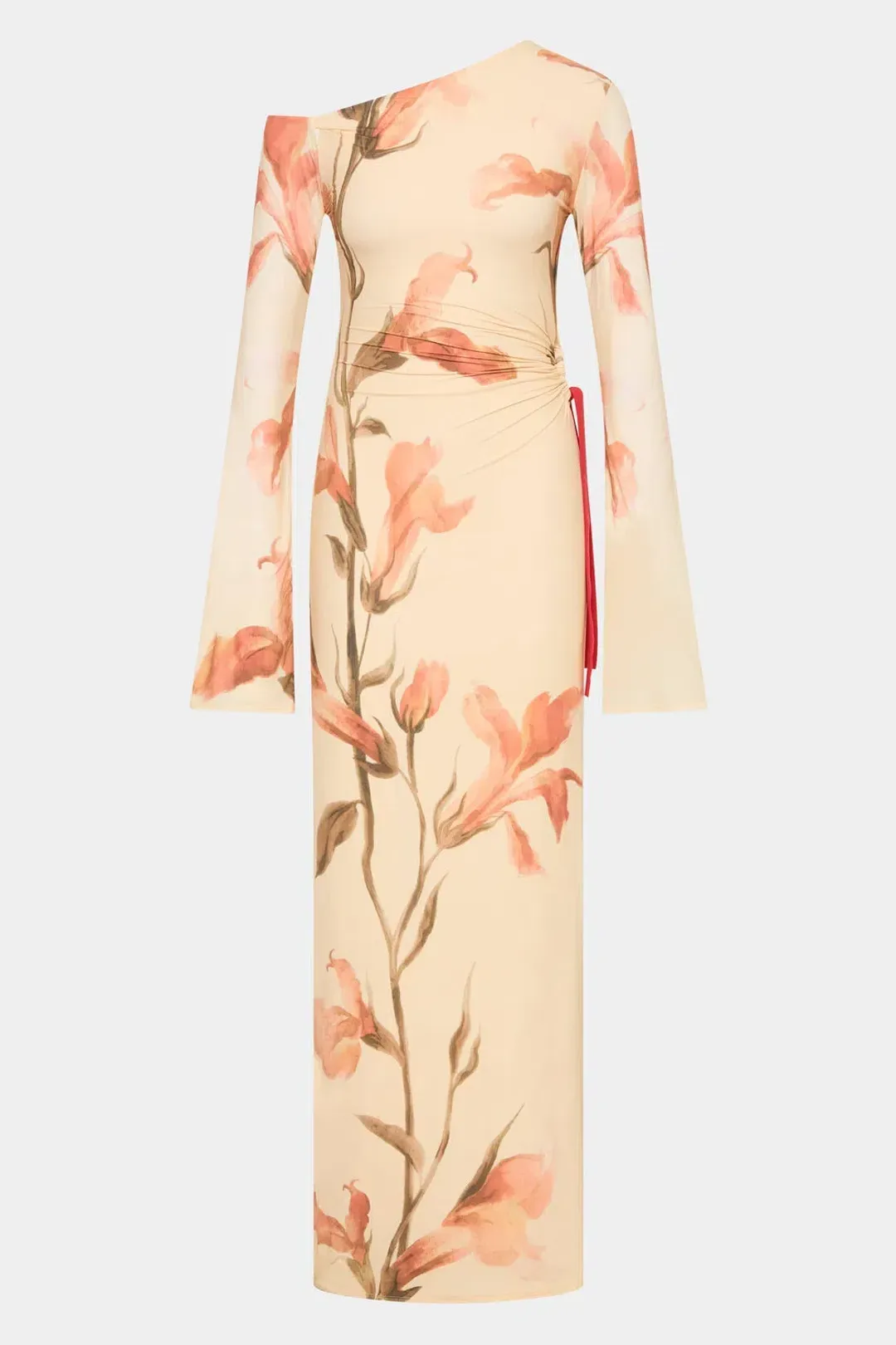 SIR Hana Tie Maxi Dress Print Size 1 AU Size 8 for rent on The Volte - main image