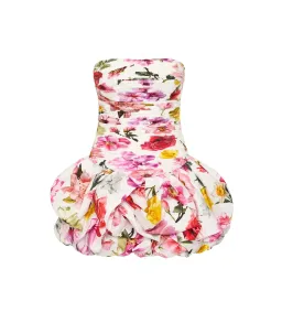 Aje Violette Bubble Hem Mini Dress Collage Floral Size AU 10 for rent on The Volte - image 6