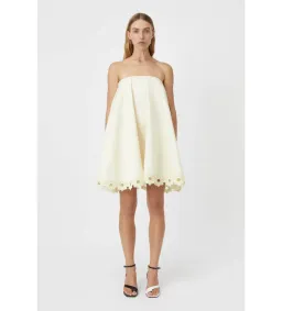 Camilla and Marc Marina Mini Dress Citron Yellow Size XS / AU 6 for rent on The Volte - image 1