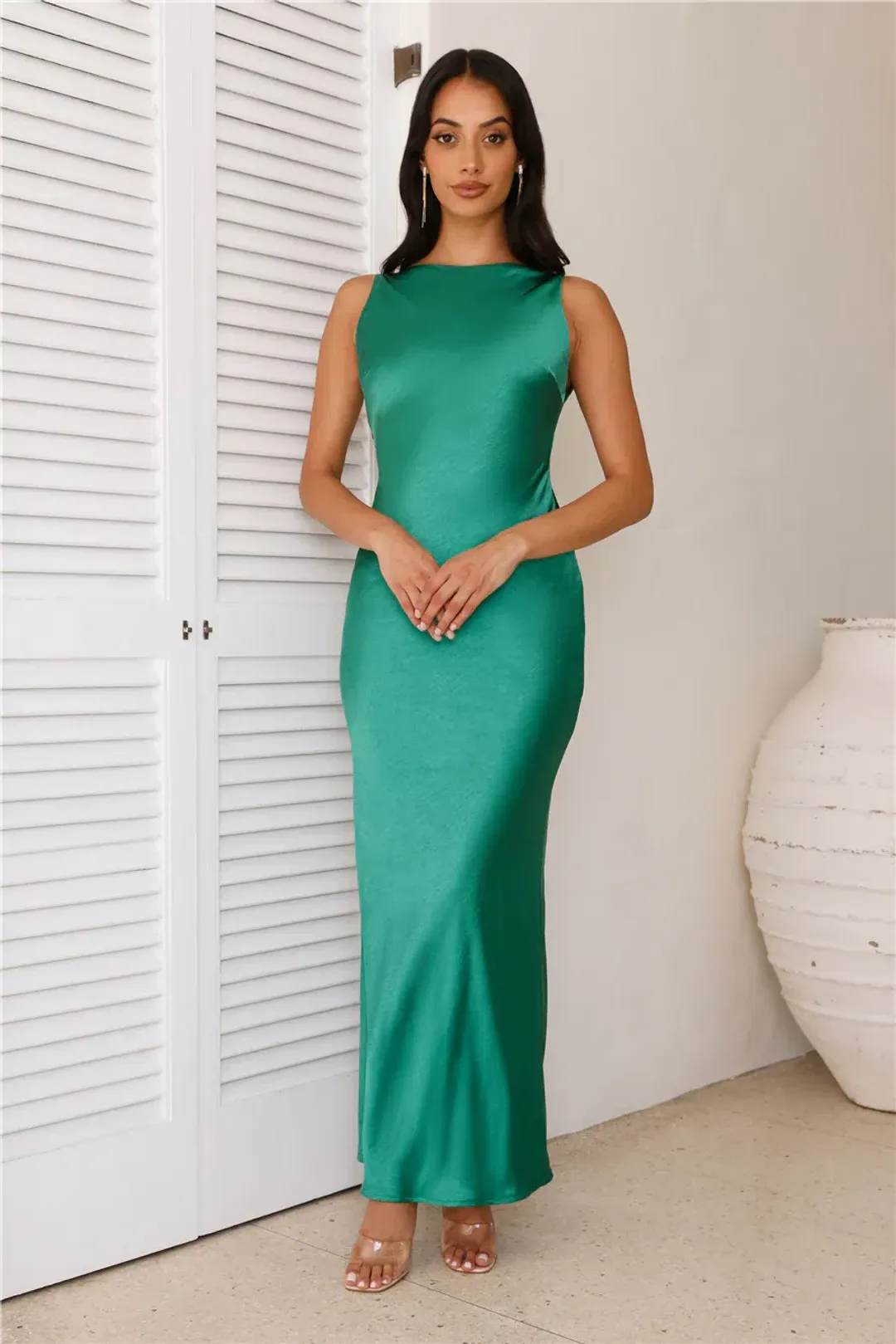 Runaway The Label Samsara Dress in Green Size M / Size AU 10 for rent on The Volte - main image