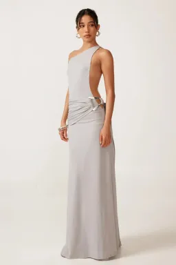Ance Gria Gaia Gown Silver Blue Size AU 8 for rent on The Volte - image 1