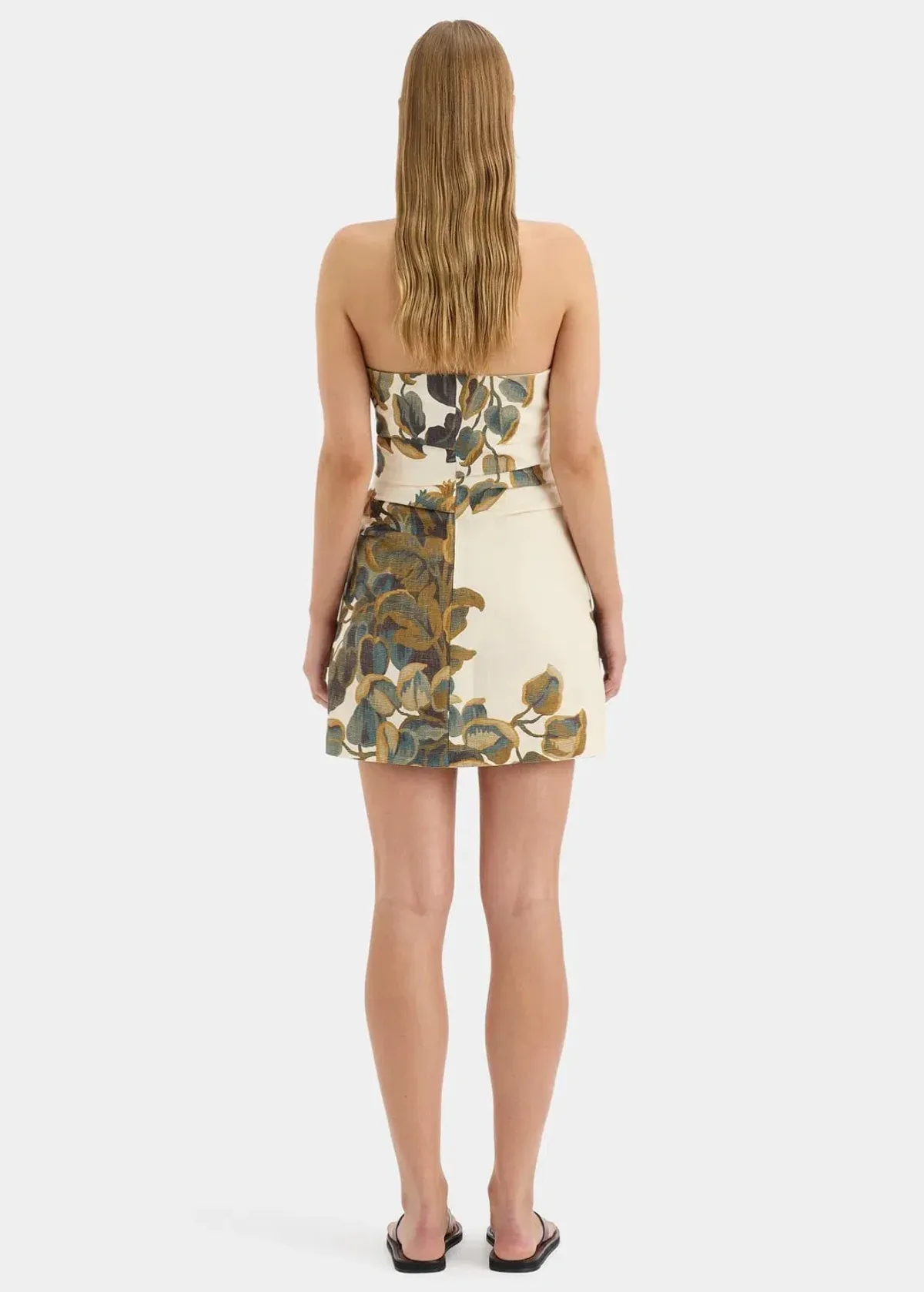 Sir The Label Evalita Halter Dress Cream Mini Size 10/M - Image 2
