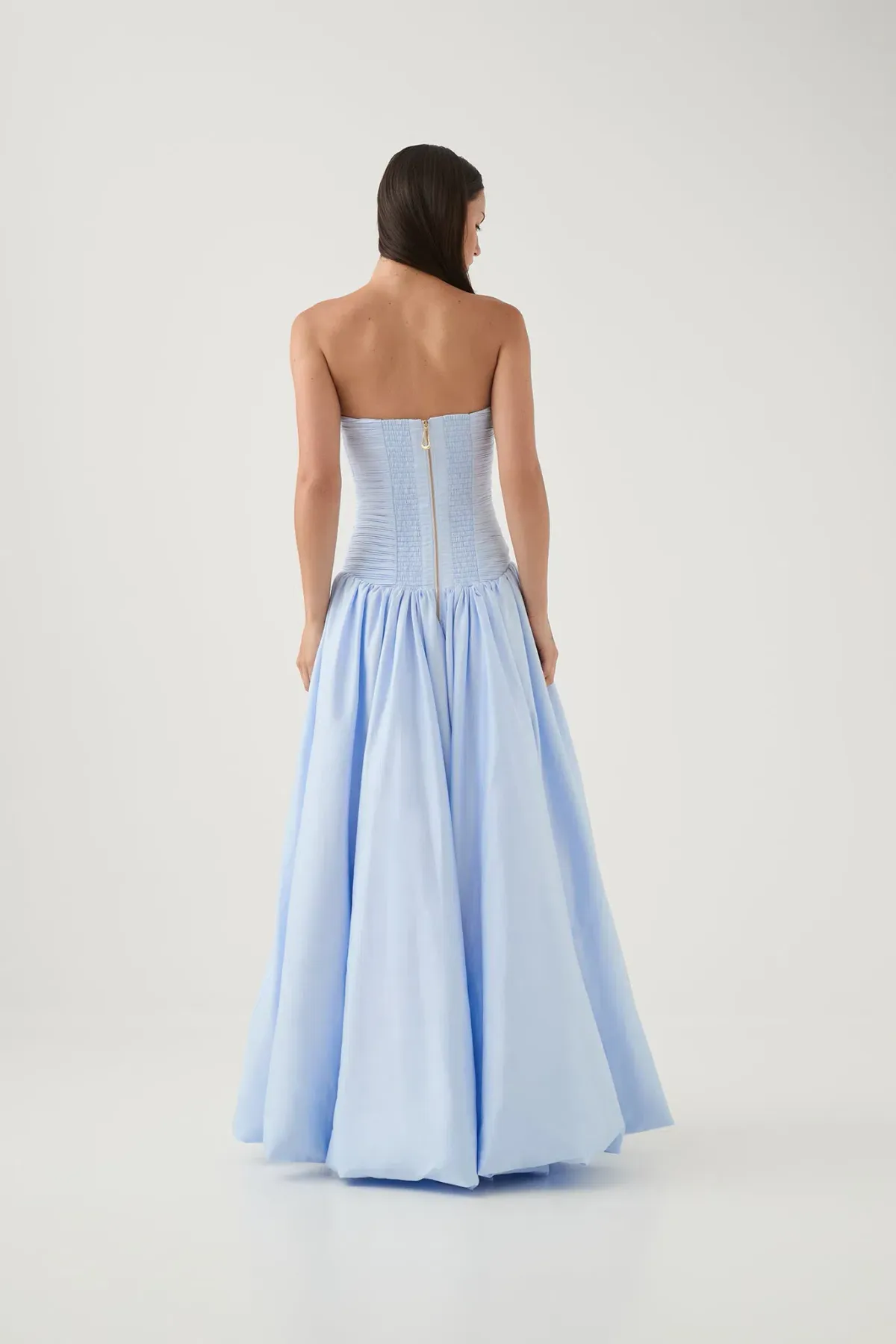 Aje Violette Bubble Hem Maxi in Pearl Blue Size 6 - Image 6