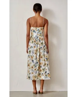 Bec & Bridge Fleurette Midi Dress Floral Size AU 8 for rent on The Volte - image 3