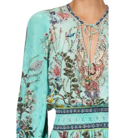 Camilla Millas Backyard Shirred Relaxed Short Dress Size S / AU 10 for rent on The Volte - image 4