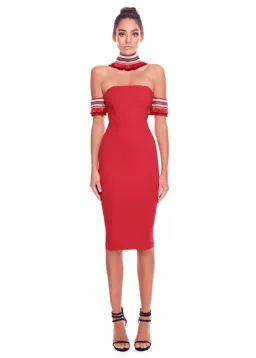 Eliya The Label Salma Dress Red Size 6 for rent on The Volte - image 1