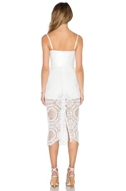 MISHA Flora Dress White Size 6/XS for rent on The Volte - image 4