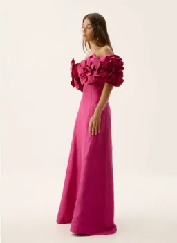 Aje Etta Gown Pink Size AU 10 for rent on The Volte - image 3
