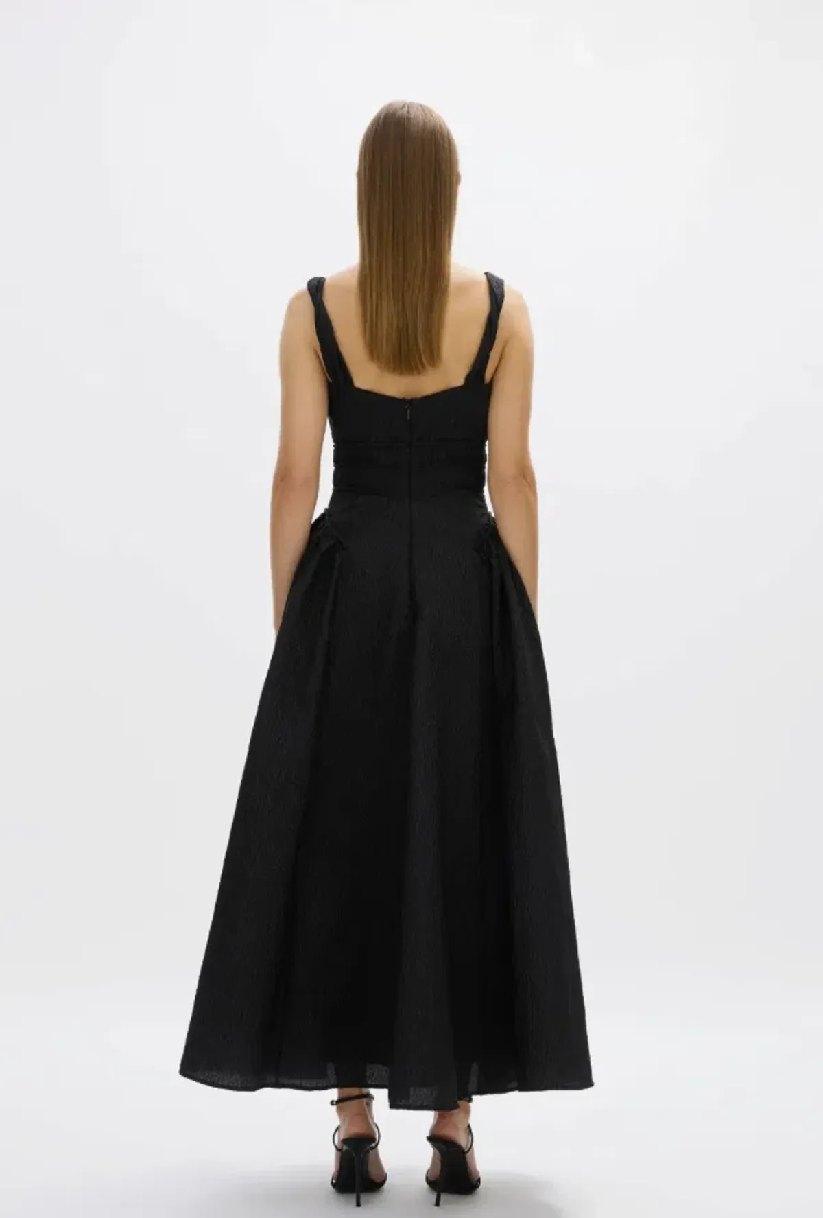 Rachel Gilbert Sophia Strap Dress Black Size AU 10 - Image 2