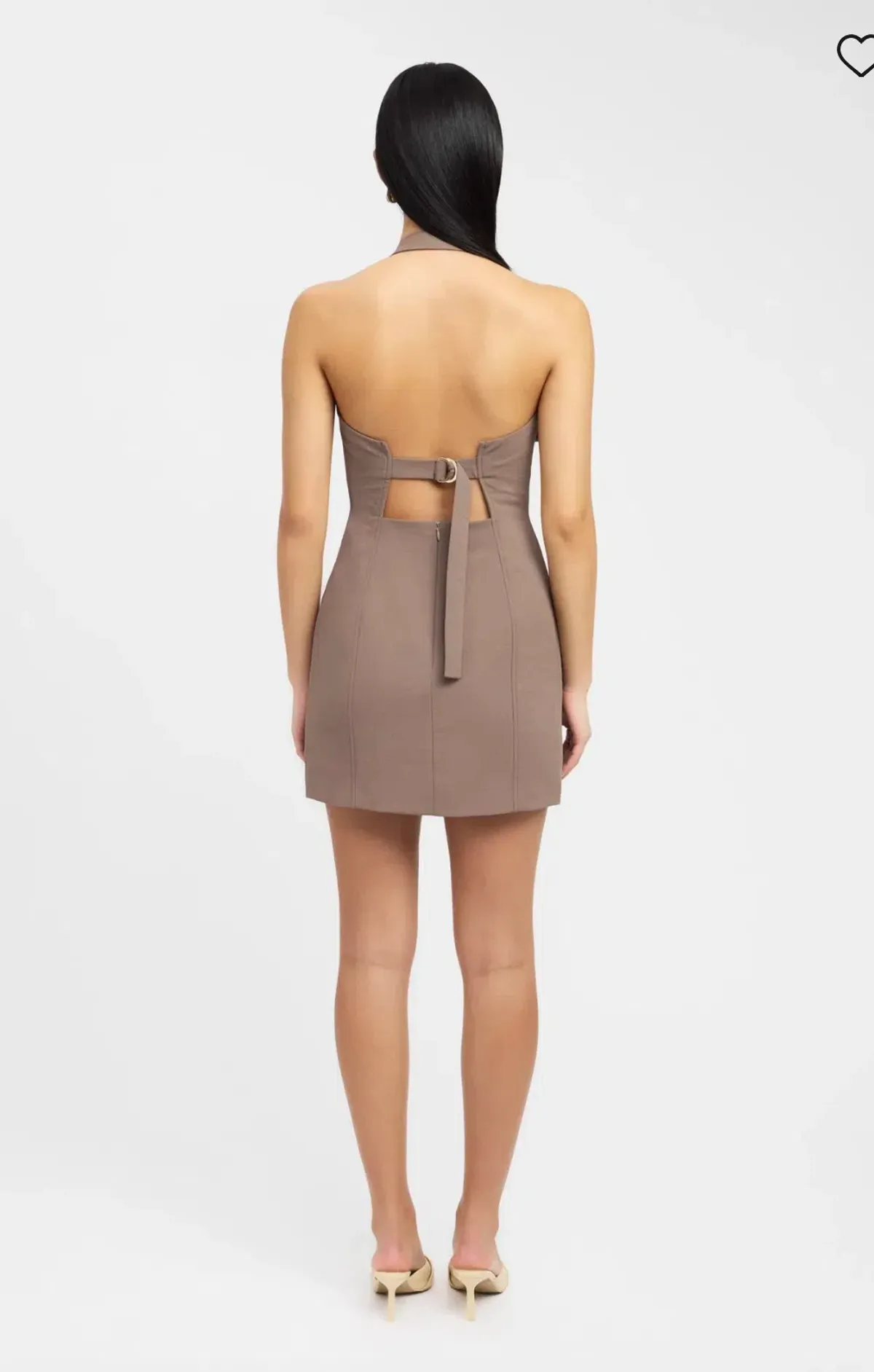 Kookai Ariel Buckle Halter Mini Dress Size 6 - Image 2