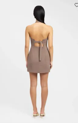 Kookai Ariel Buckle Halter Mini Dress Size 6 for rent on The Volte - image 2