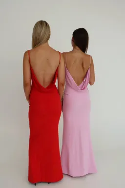 Effie Kats Havilland Gown Red Size 6 for rent on The Volte - image 7