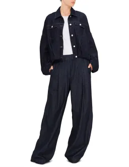 Dries Van Noten Pila Wide Leg Denim Pants Indigo Size S / AU 8 for rent on The Volte - image 1