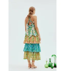 Alemais Dreamer Halter Tier Dress Multi Size AU 8 for rent on The Volte - image 3
