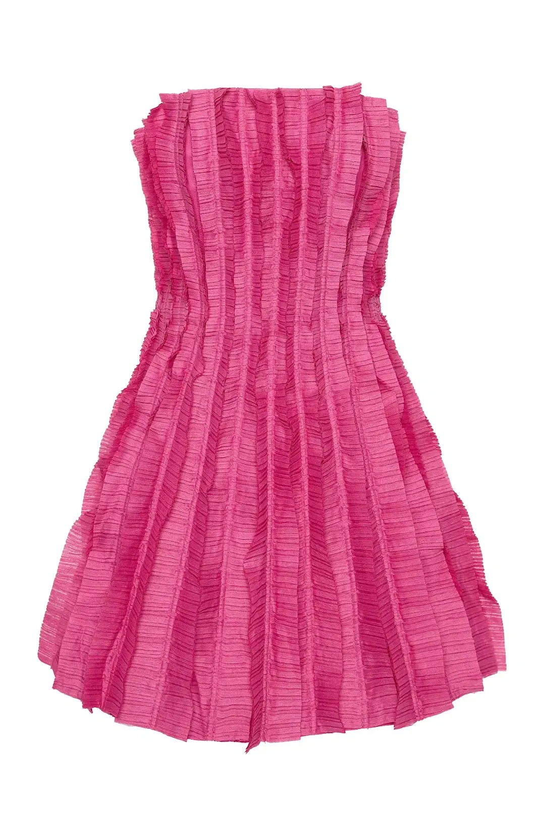 Aje Hybrid Sleeveless Mini Dress Fuchsia Size 10 for rent on The Volte - main image