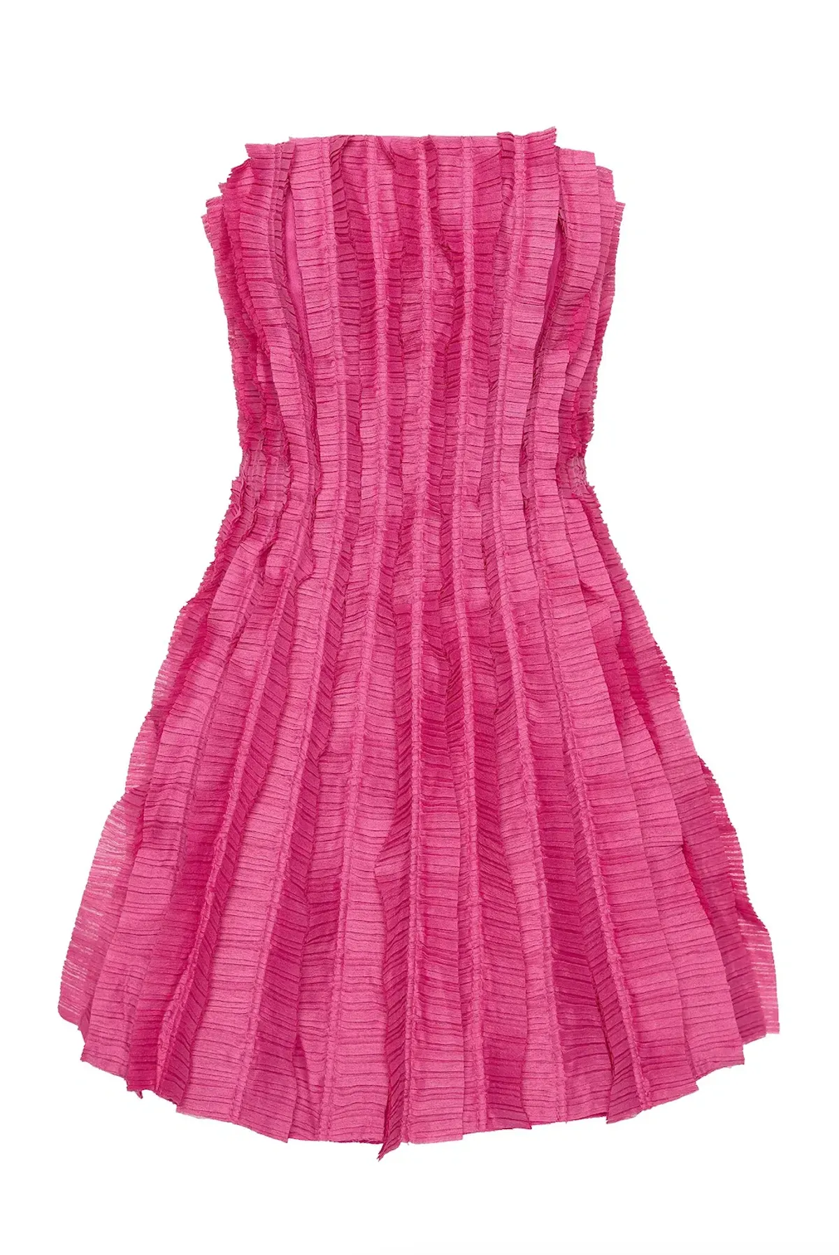 Aje Hybrid Sleeveless Mini Dress Fuchsia Size 10 for rent on The Volte - main image