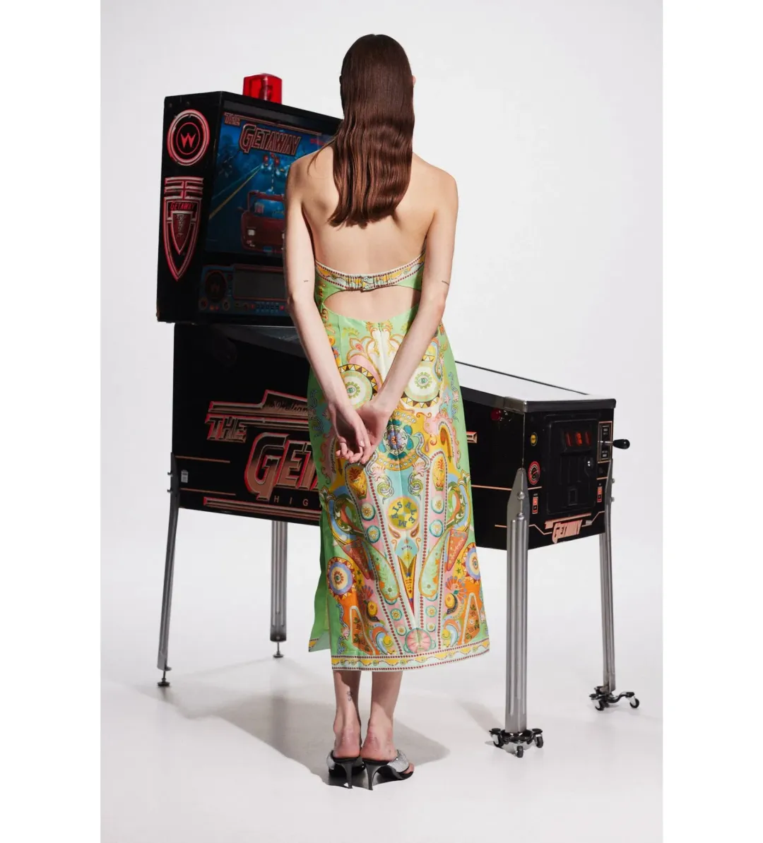 Alemais Pinball Bodice Dress Print Size 12 for rent on The Volte - main image