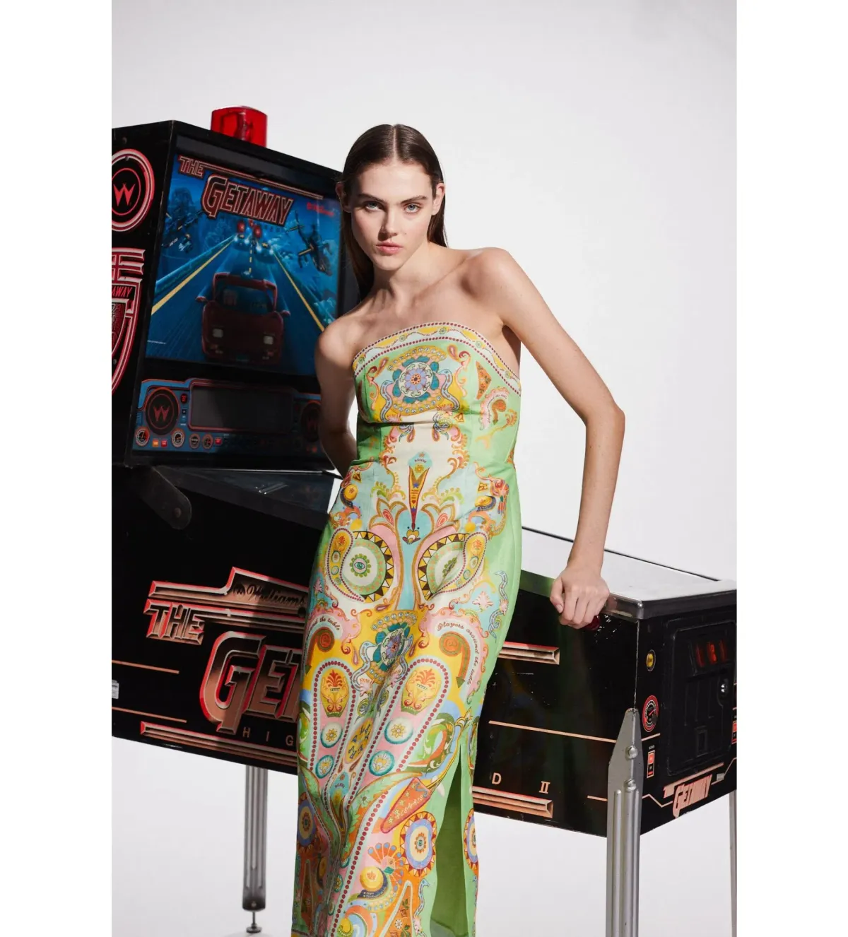 Alemais Pinball Bodice Dress Print Size 12 - Image 4