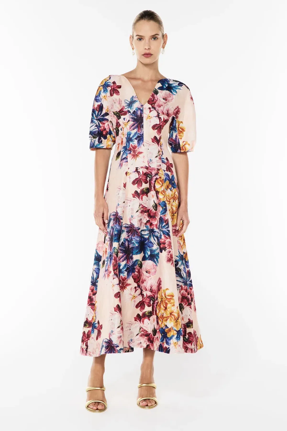 Manning Cartell Scattered Flowers Dress AU 14 for rent on The Volte - main image