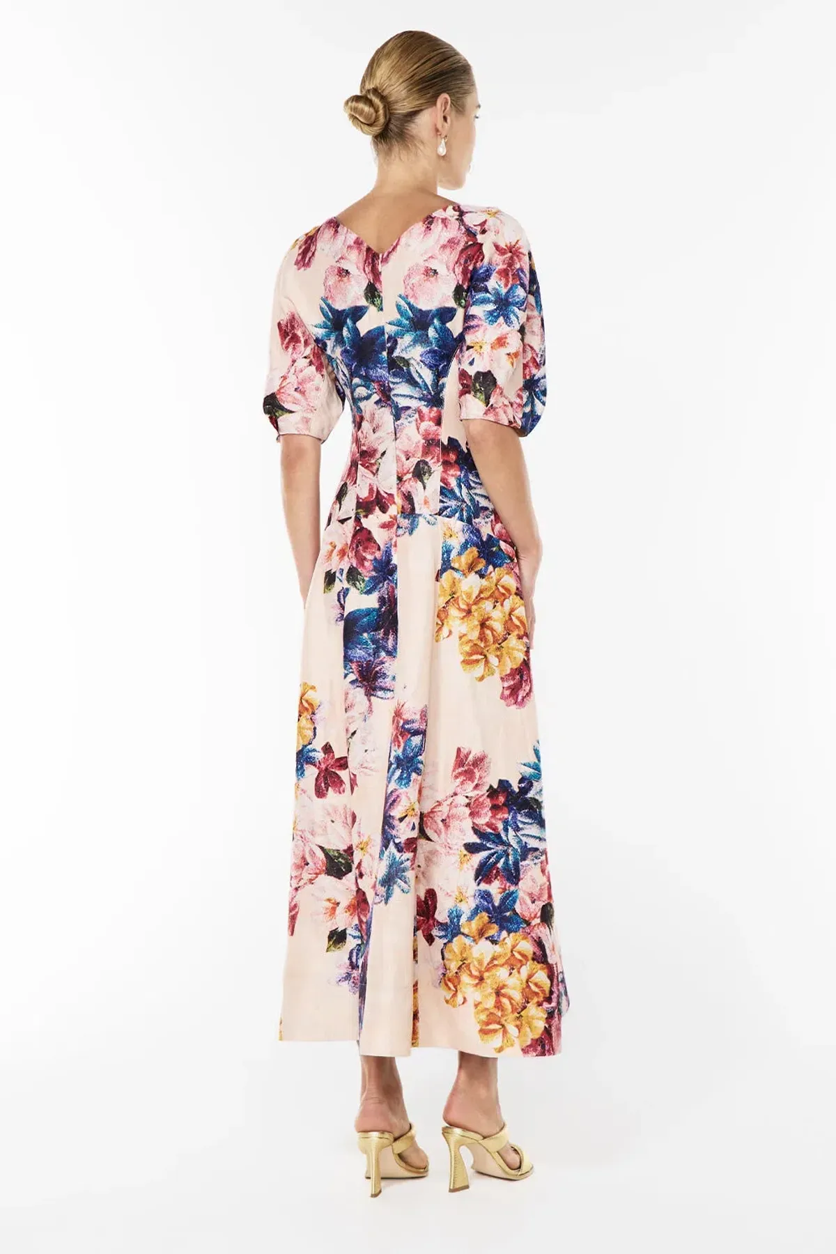 Manning Cartell Scattered Flowers Dress AU 14 - Image 3